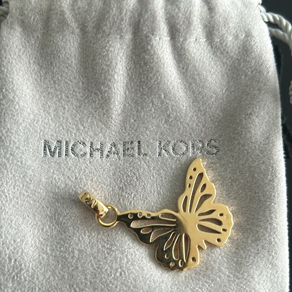 Pendant butterfly gold plated Michael Kors - Picture 2 of 3